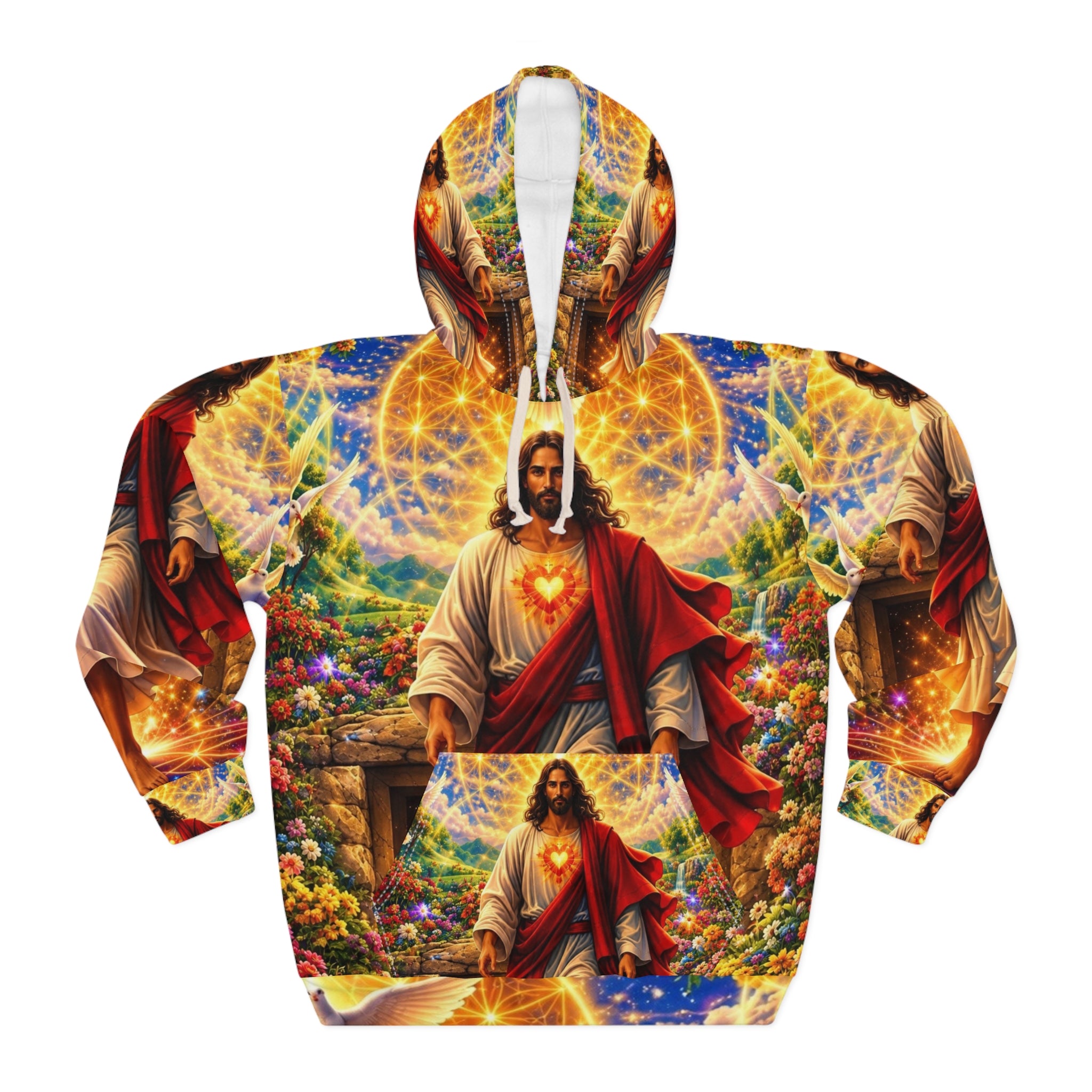 Radiant Ascension Unisex Pullover Hoodie (AOP)