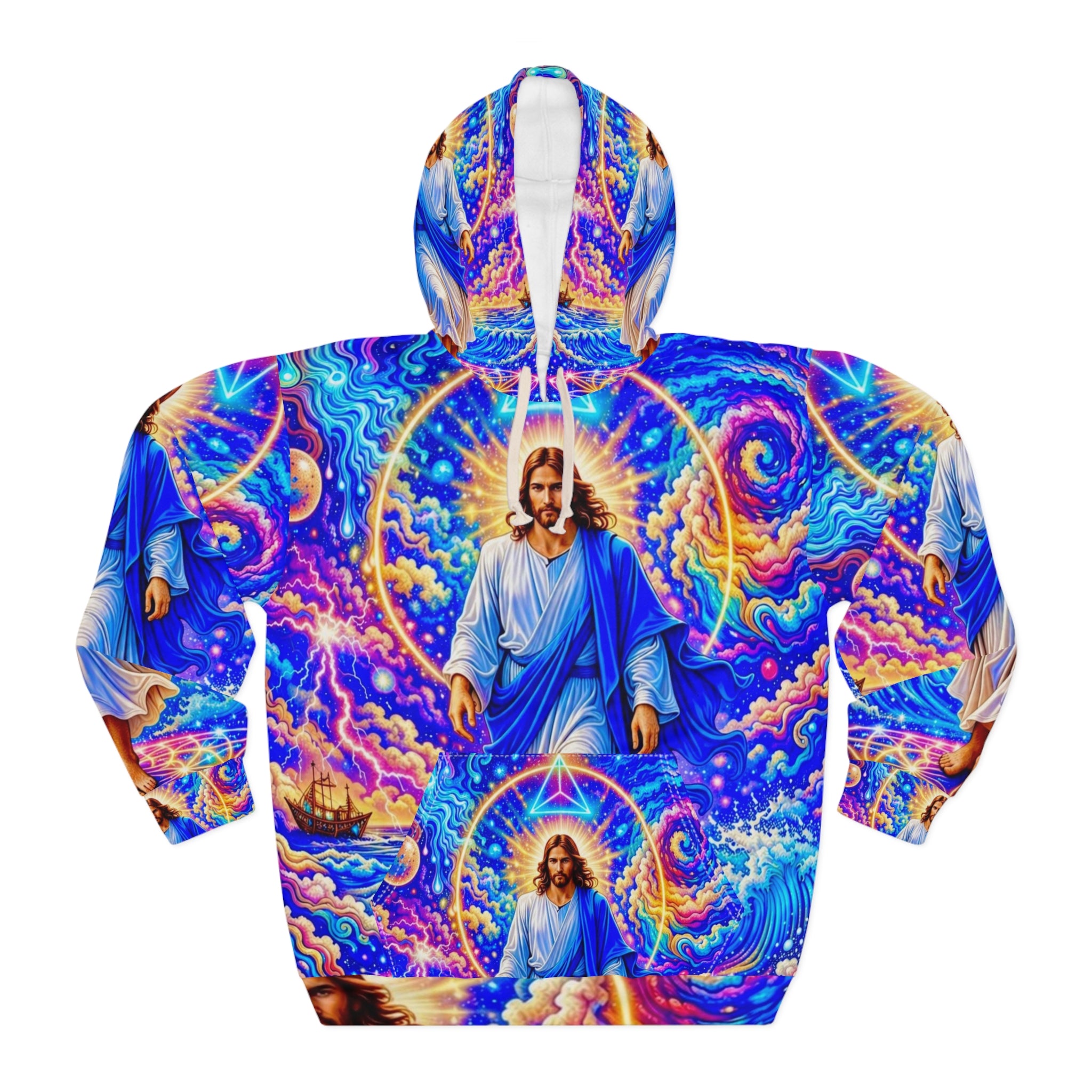Resplendent Faith Unisex Pullover Hoodie (AOP)