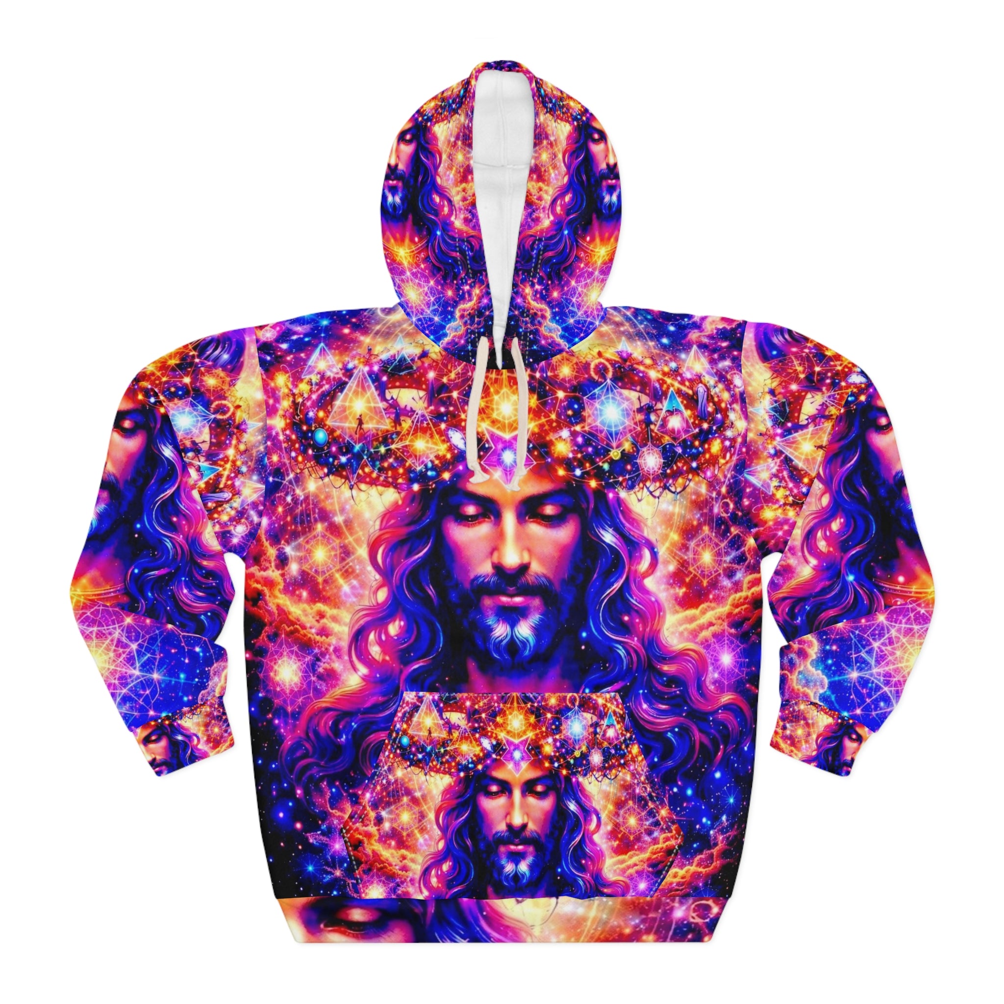 Crown of Light Unisex Pullover Hoodie (AOP)