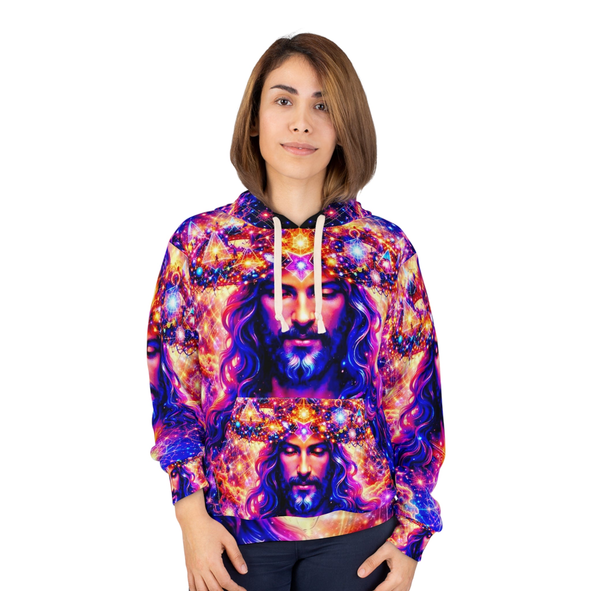 Crown of Light Unisex Pullover Hoodie (AOP)