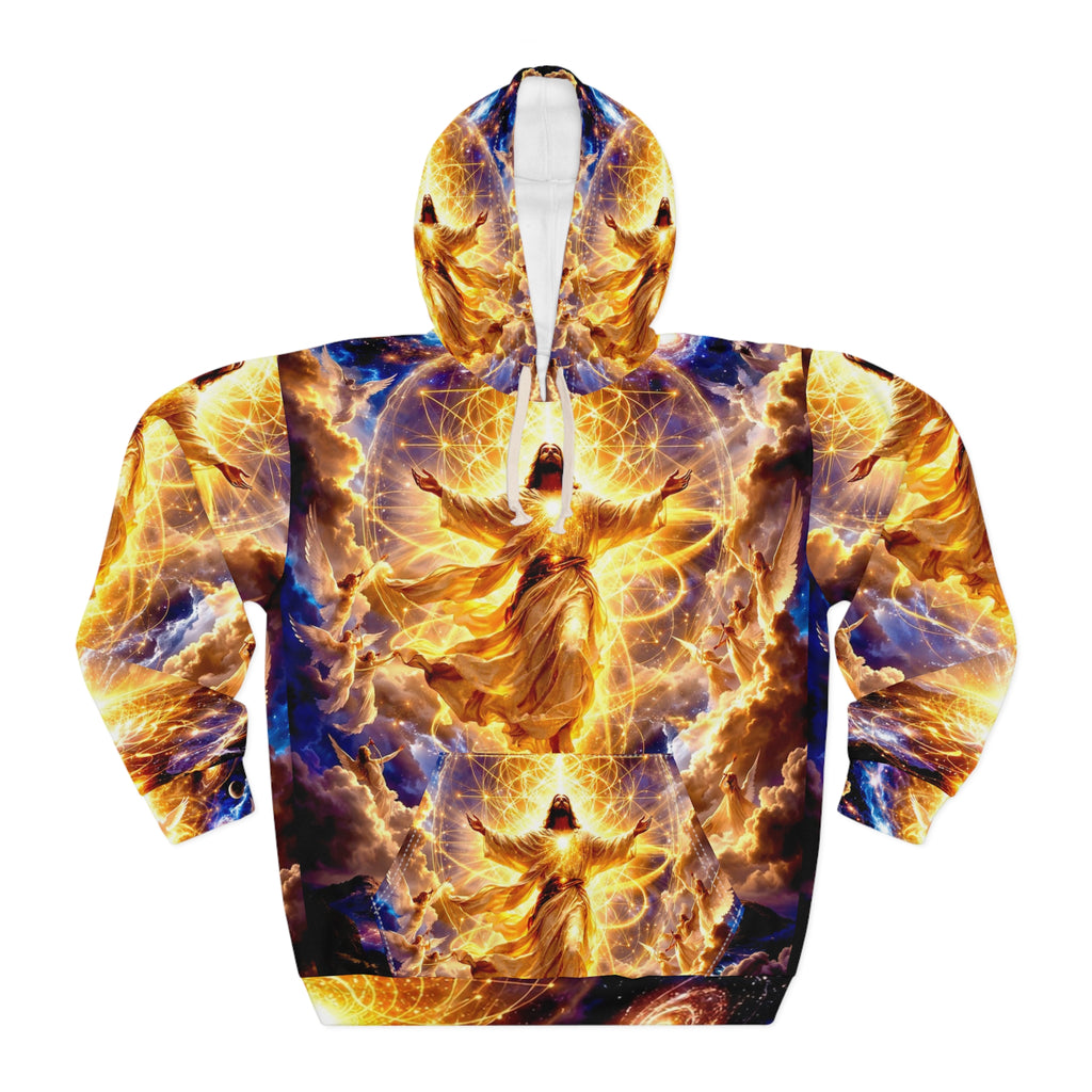Celestial Resurrection Unisex Pullover Hoodie (AOP)