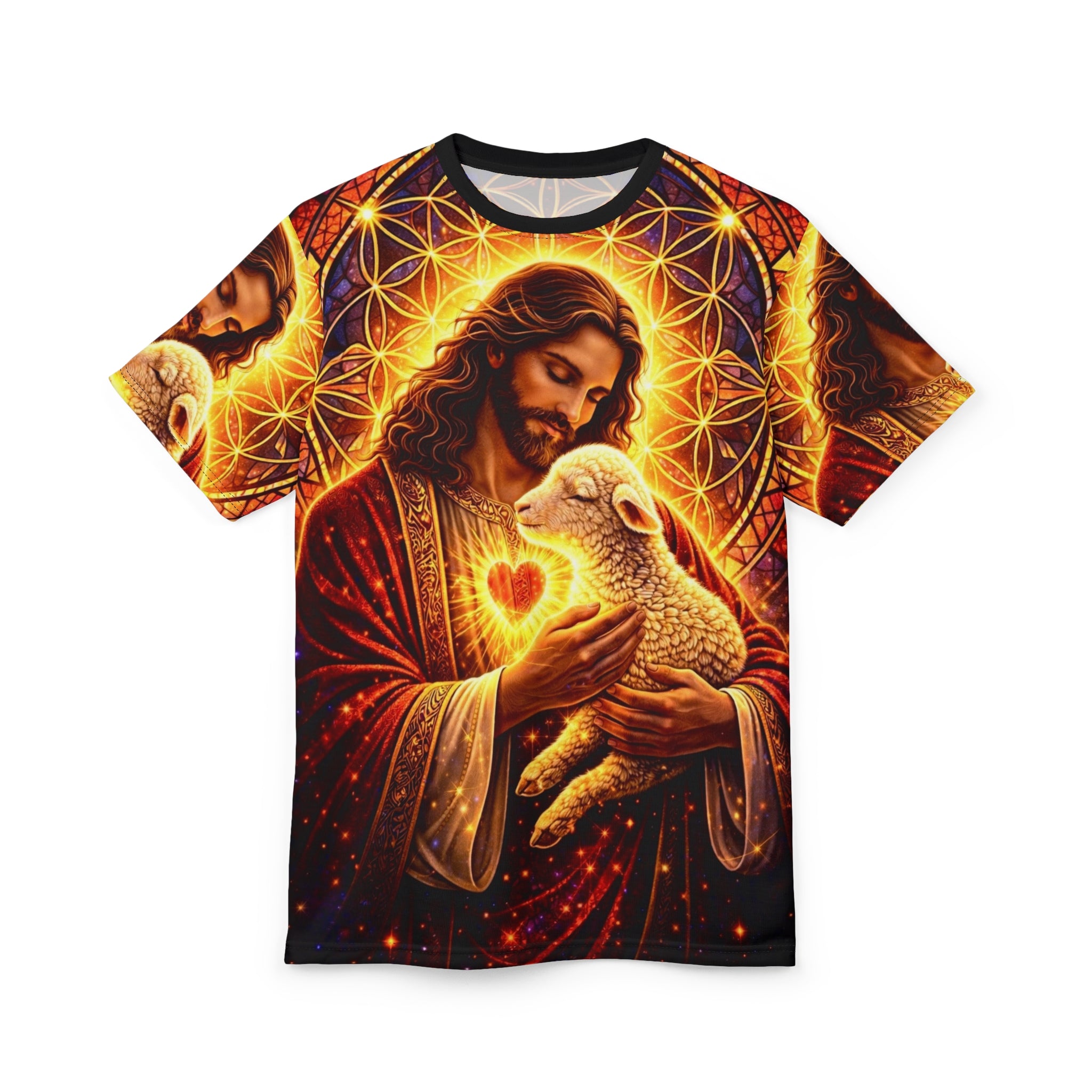 Lamb of God Unisex Cut & Sew Tee (AOP)