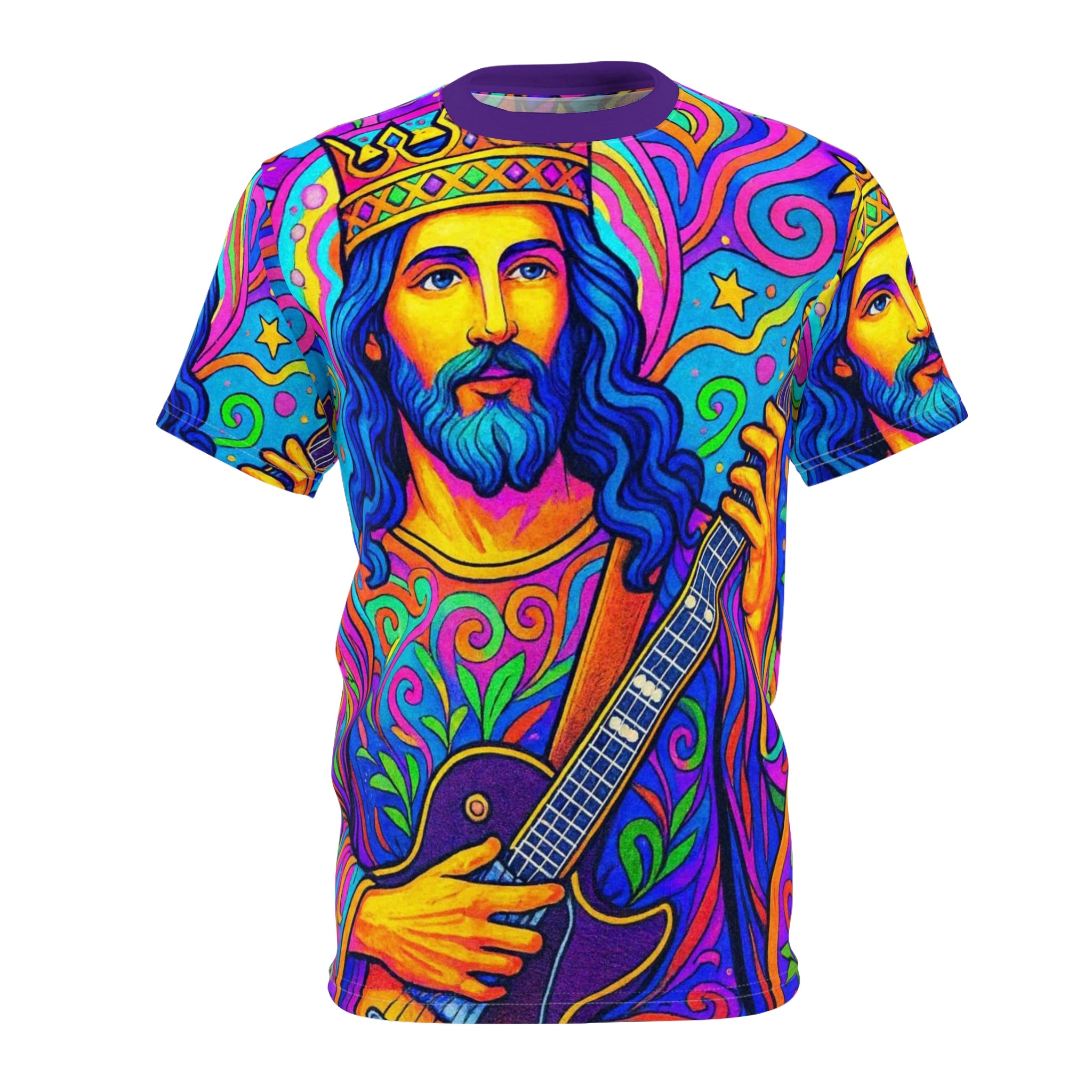 The Official Slamjo Jesus Unisex Cut & Sew Tee (AOP)