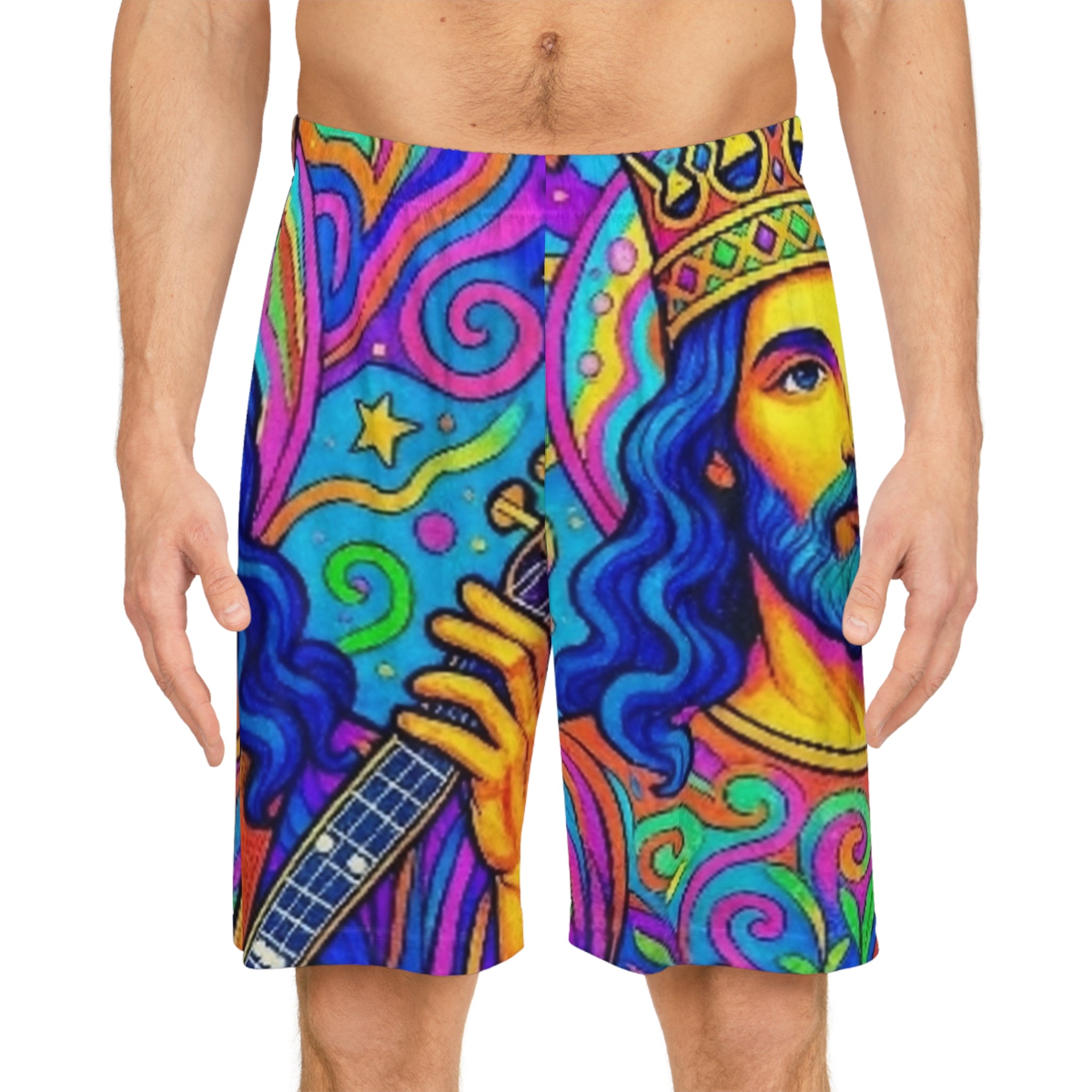 Slamjo Jesus Basketball Shorts