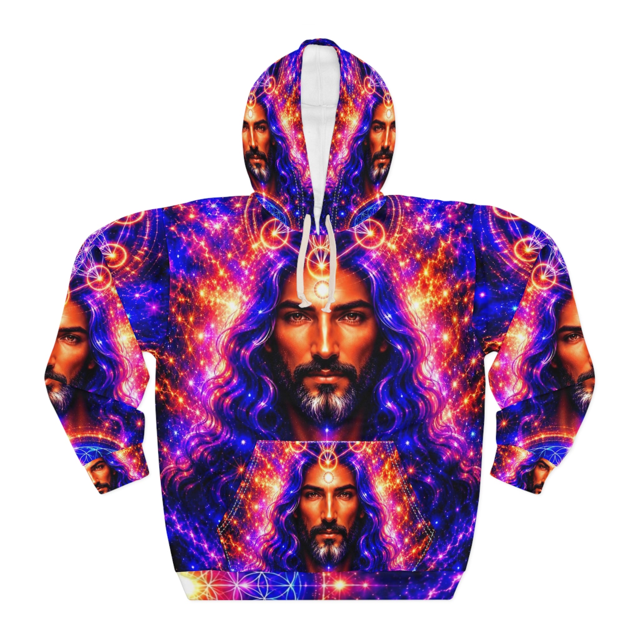 Crown of Light Unisex Pullover Hoodie (AOP)