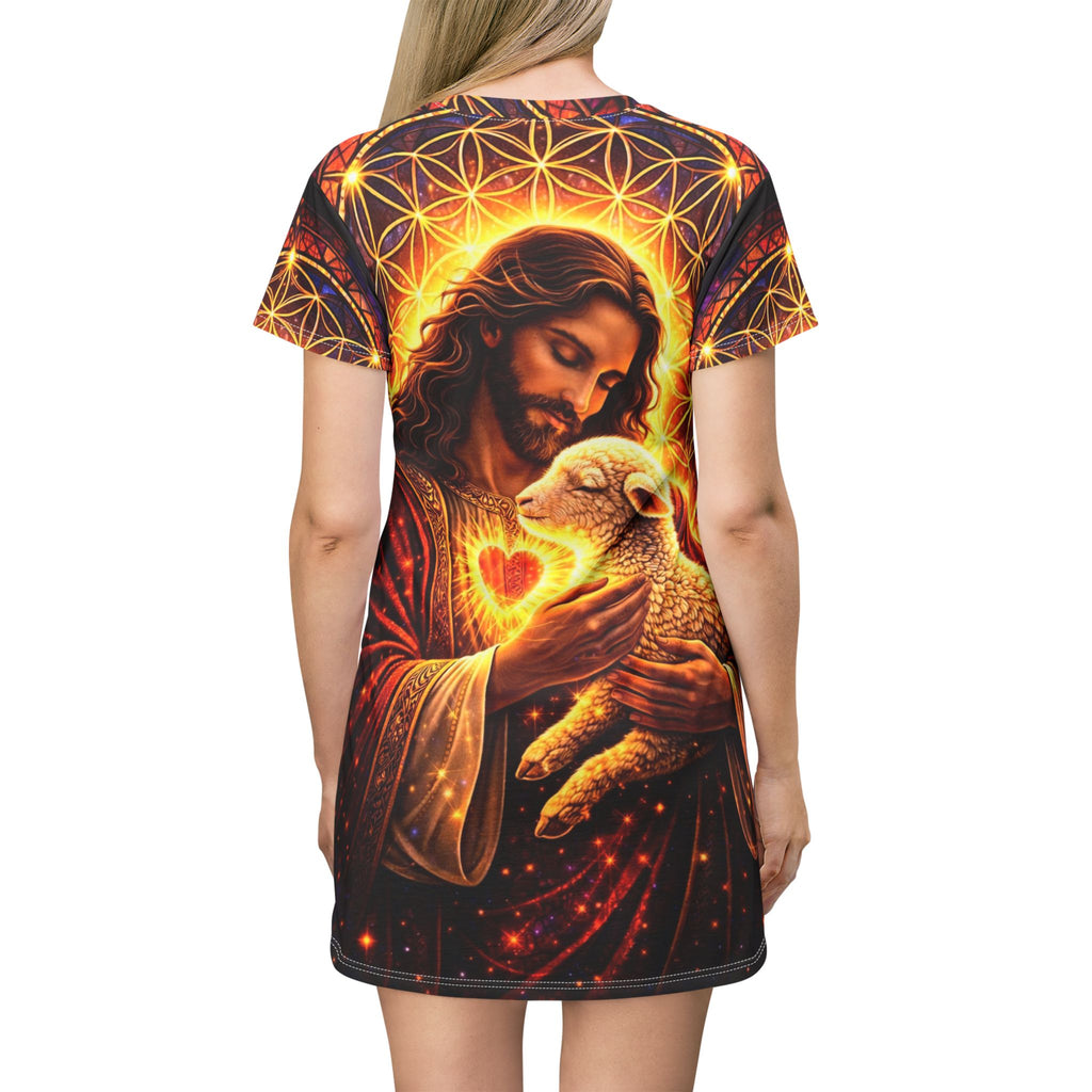 Lamb of God T-Shirt Dress (AOP)