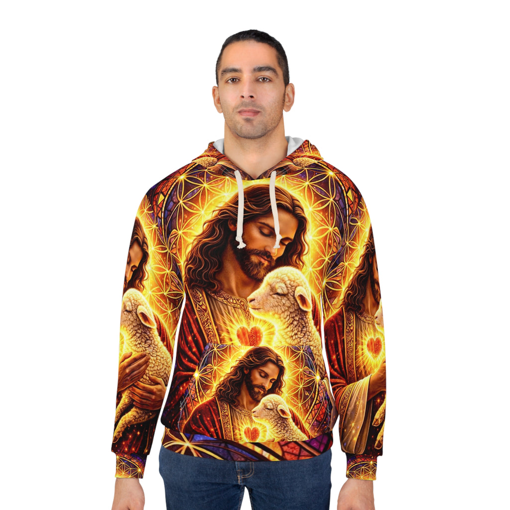 Lamb of God Unisex Pullover Hoodie (AOP)