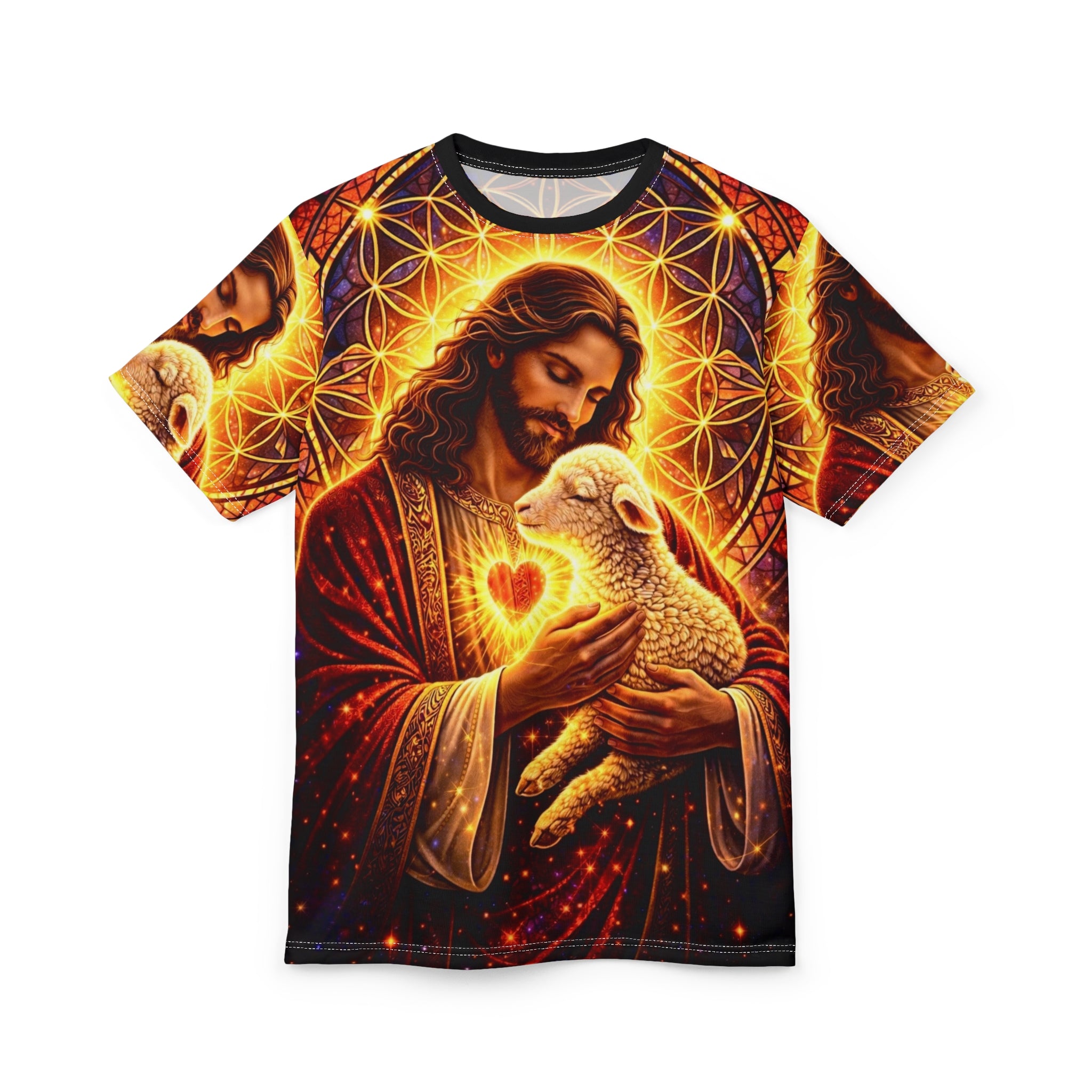 Lamb of God Unisex Cut & Sew Tee (AOP)