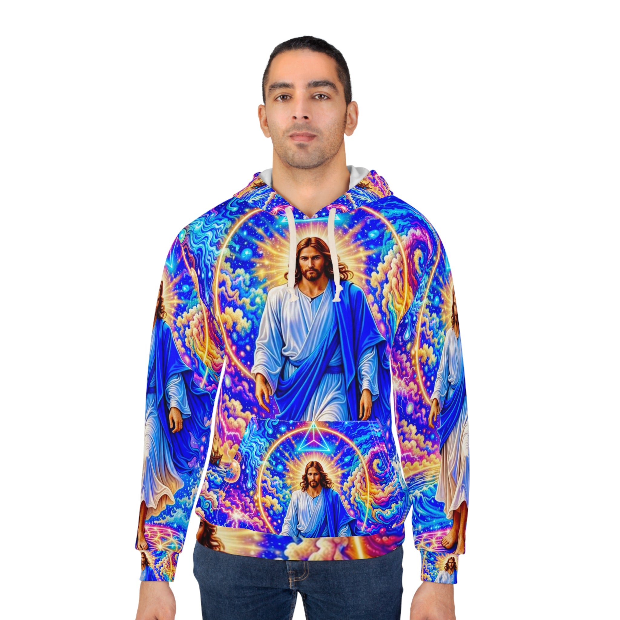 Resplendent Faith Unisex Pullover Hoodie (AOP)