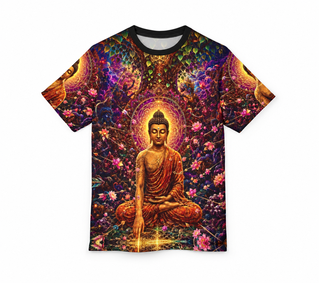 Under the Bodhi Tree Unisex Cut & Sew Tee (AOP)