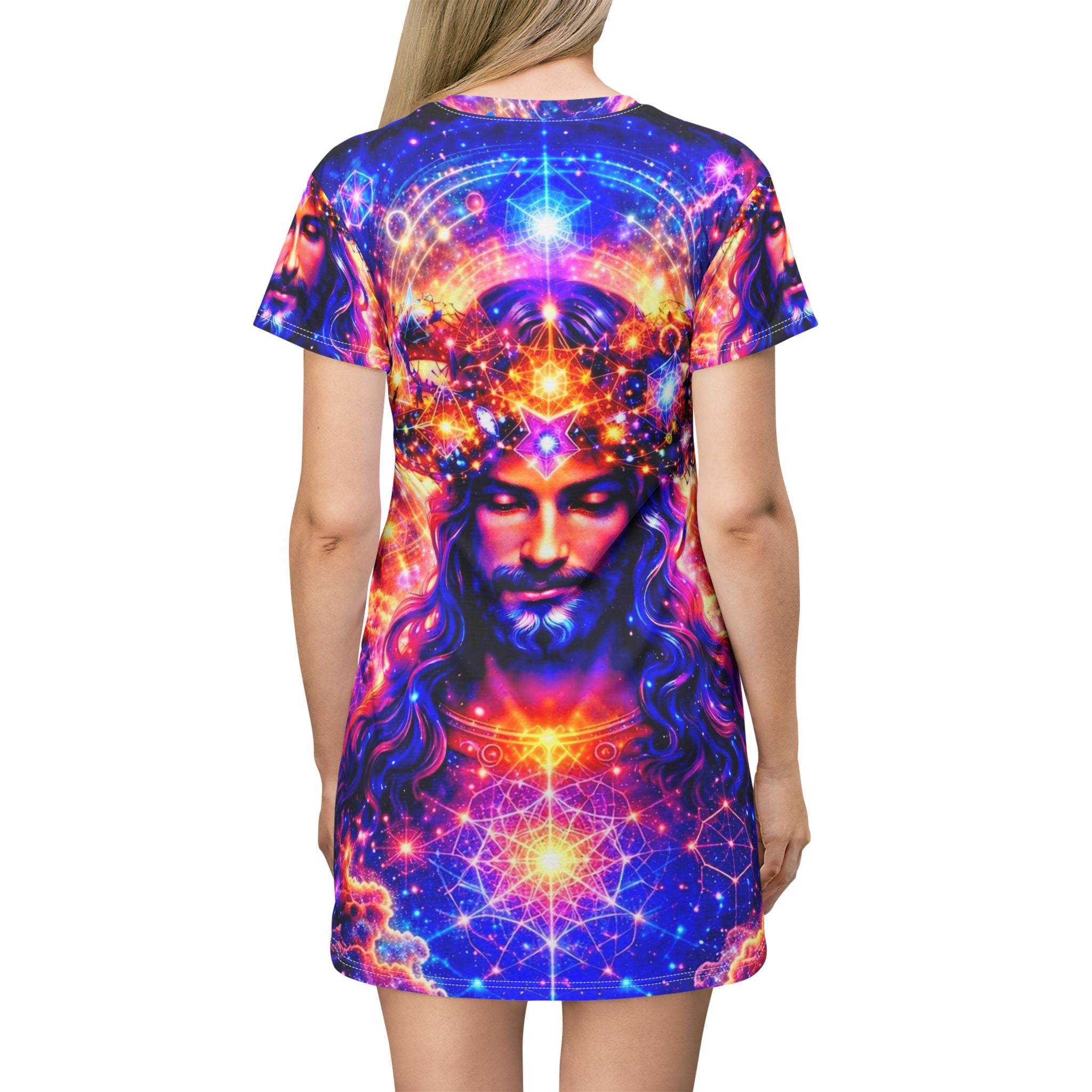 Crown of Light T-Shirt Dress (AOP)