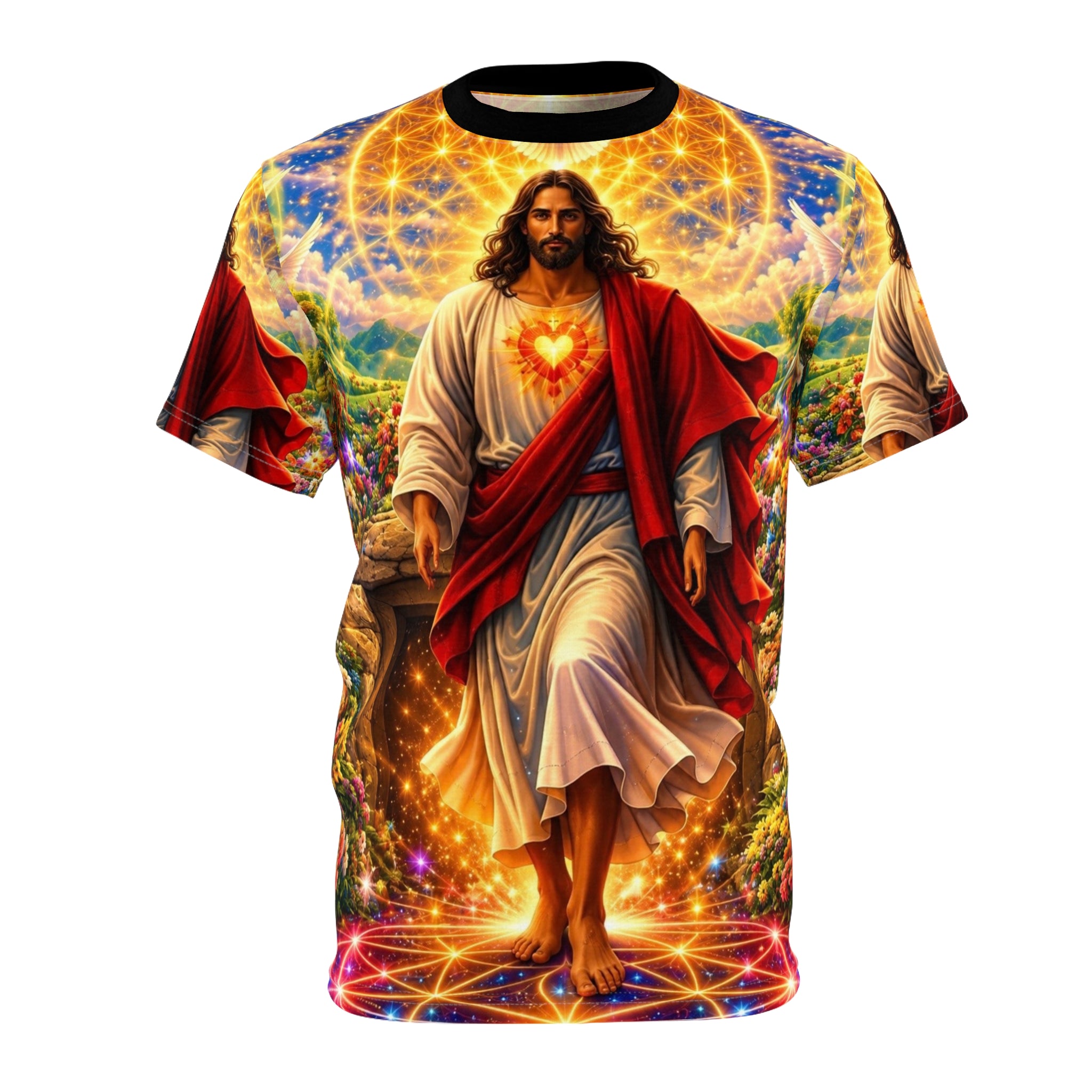 Radiant Ascension Unisex Cut & Sew Tee (AOP)