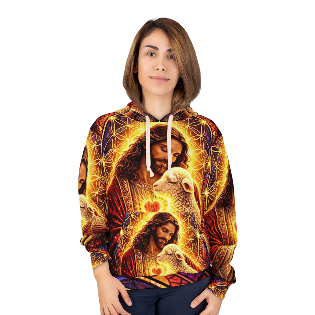 Lamb of God Unisex Pullover Hoodie (AOP)