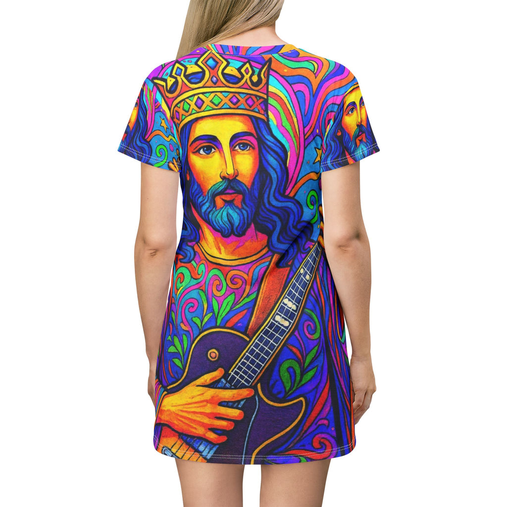 The Official Slamjo Jesus T-Shirt Dress (AOP)