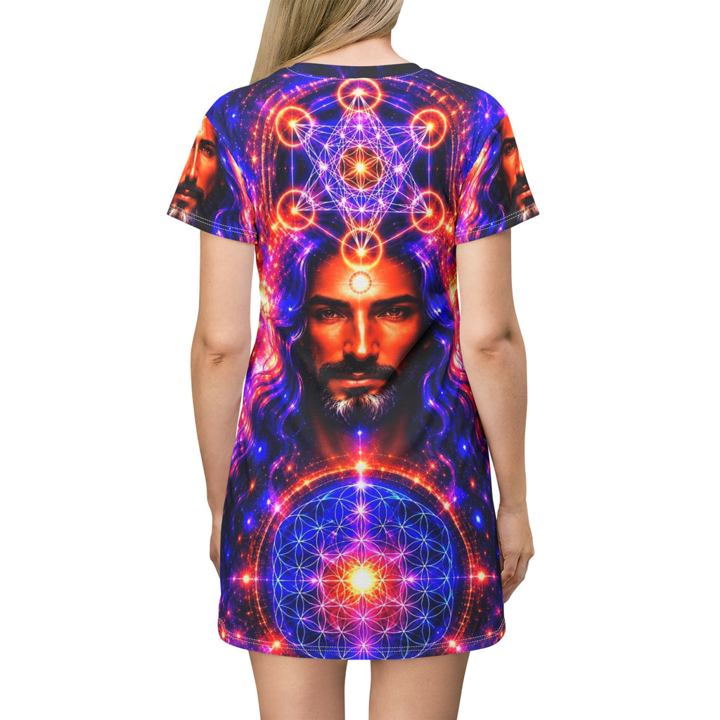 Crown of Light T-Shirt Dress (AOP)