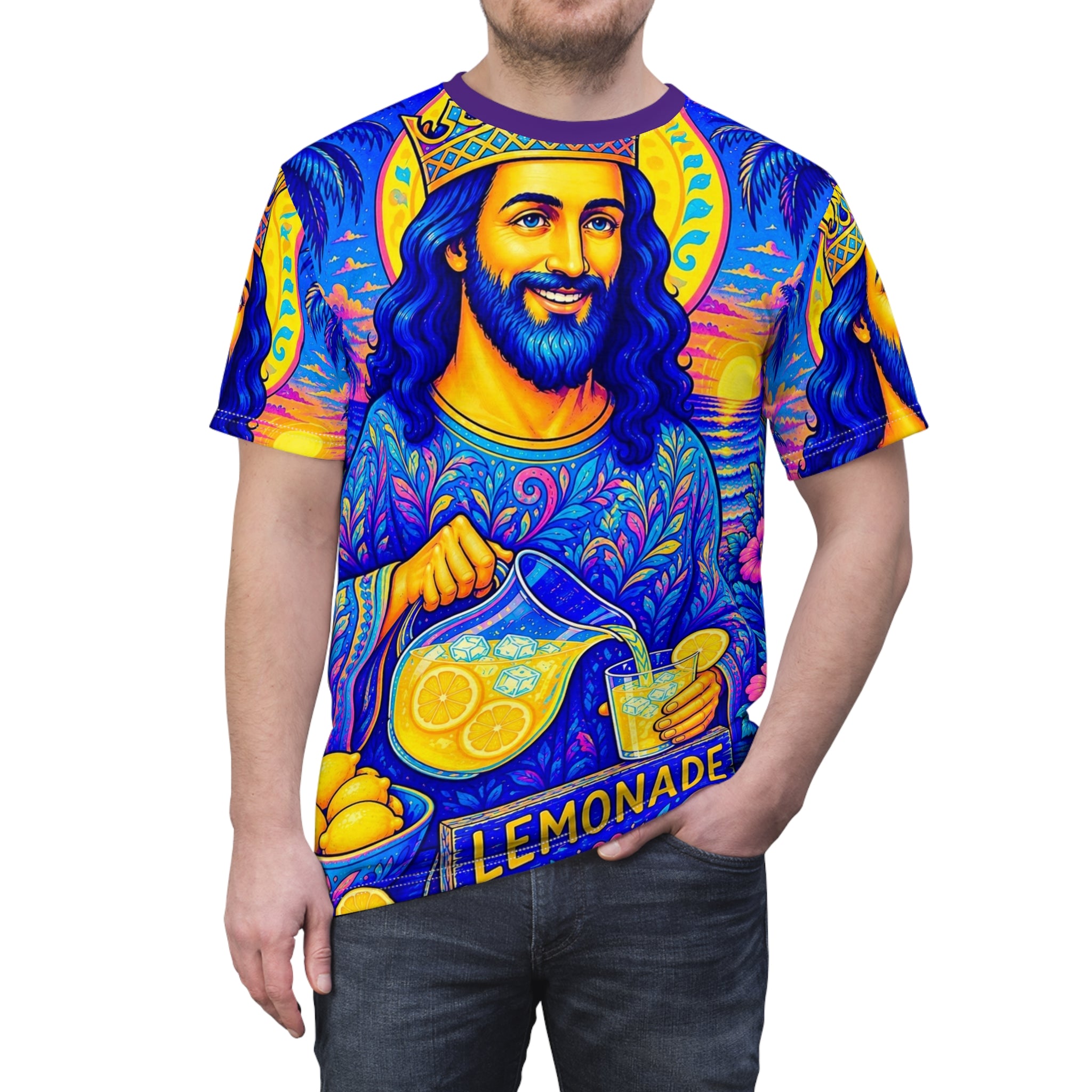 Jesus Making Lemonade Cut & Sew Tee (AOP)