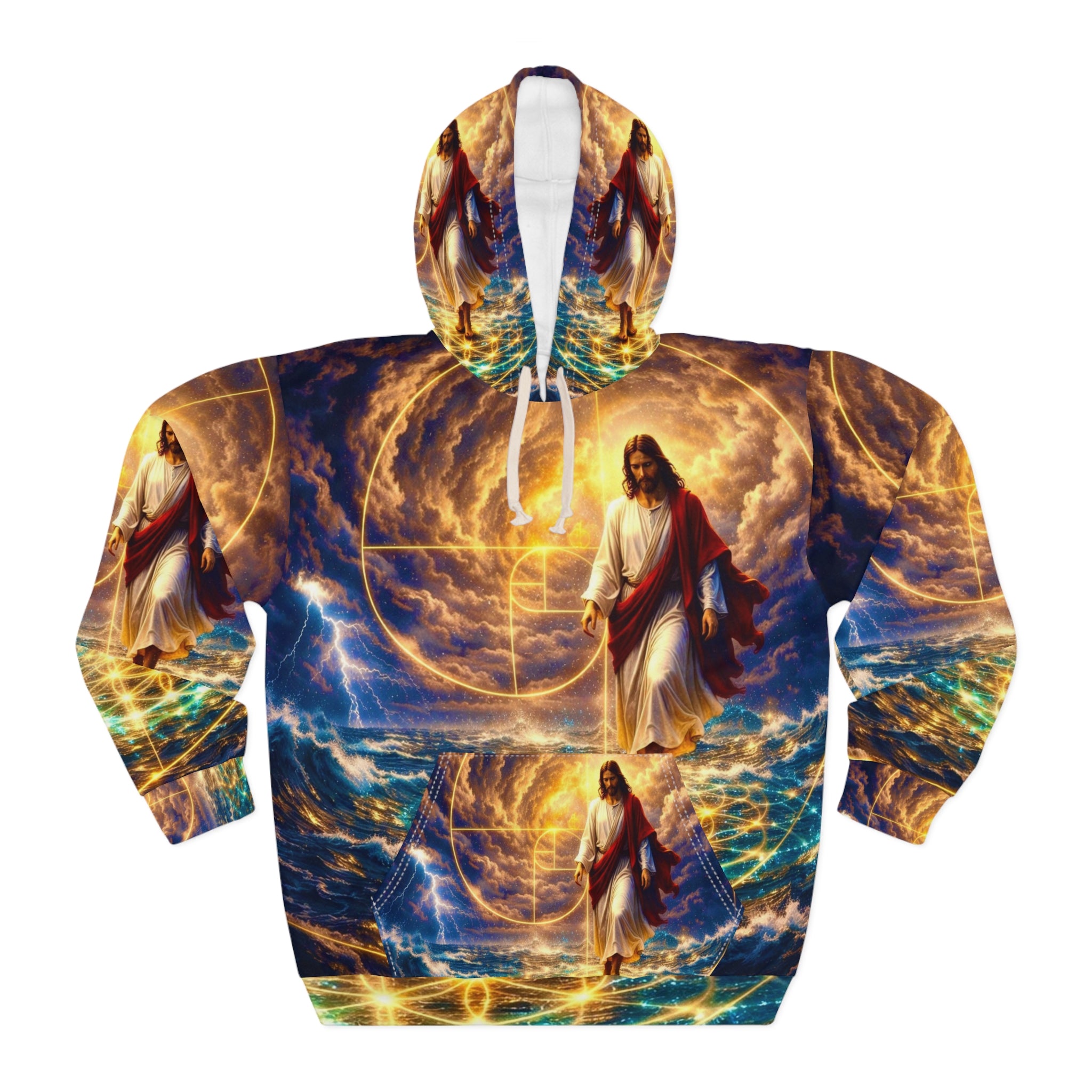 The Storm Unisex Pullover Hoodie (AOP)
