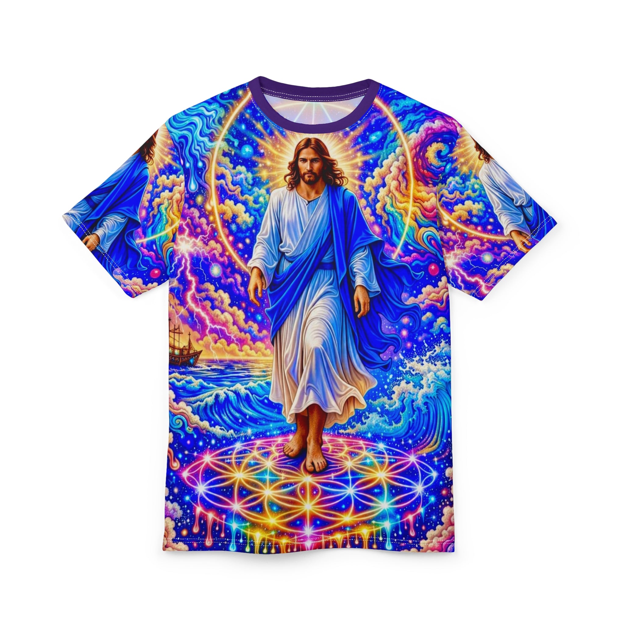 Resplendent Faith Unisex Cut & Sew Tee (AOP)
