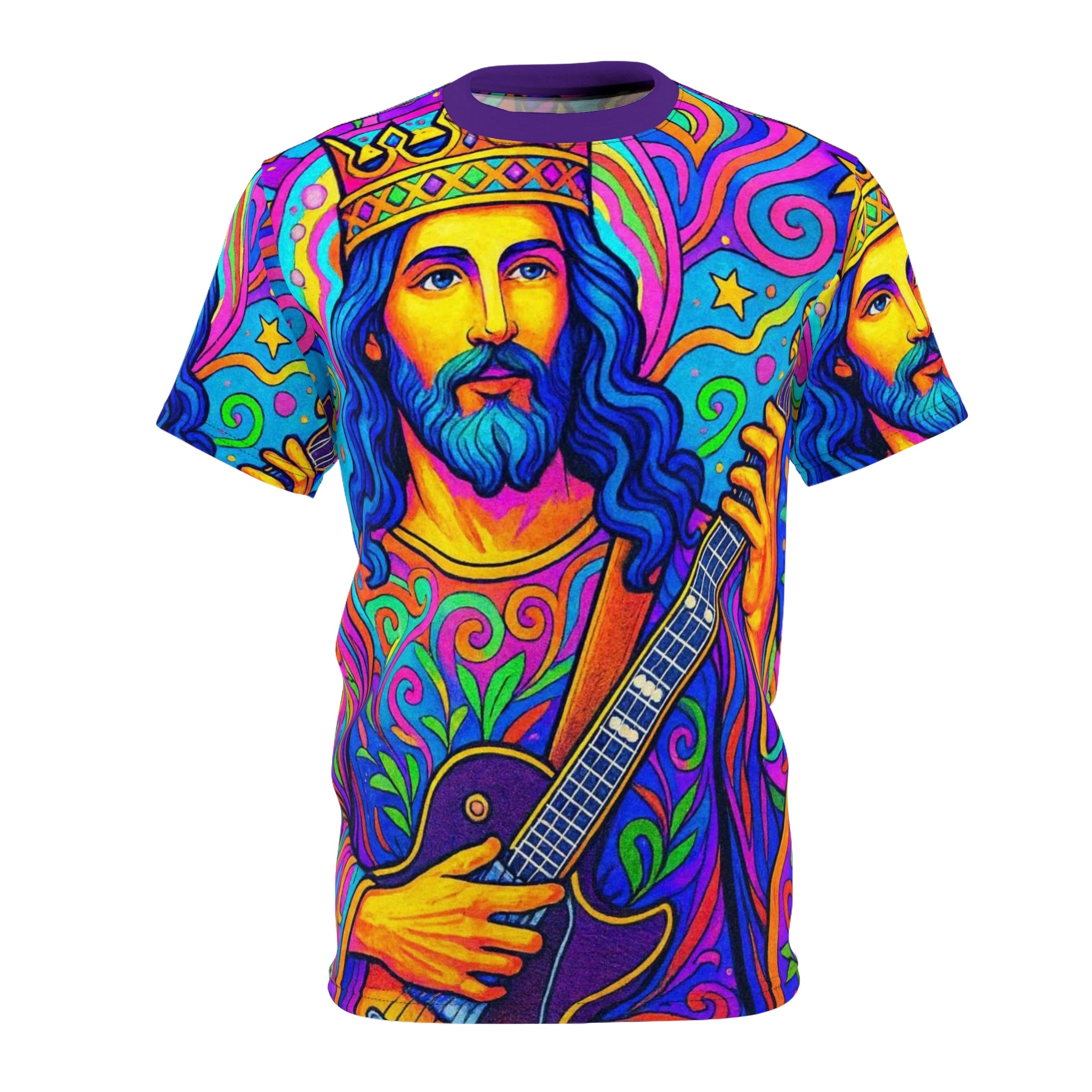 The Official Slamjo Jesus Unisex Cut & Sew Tee (AOP)