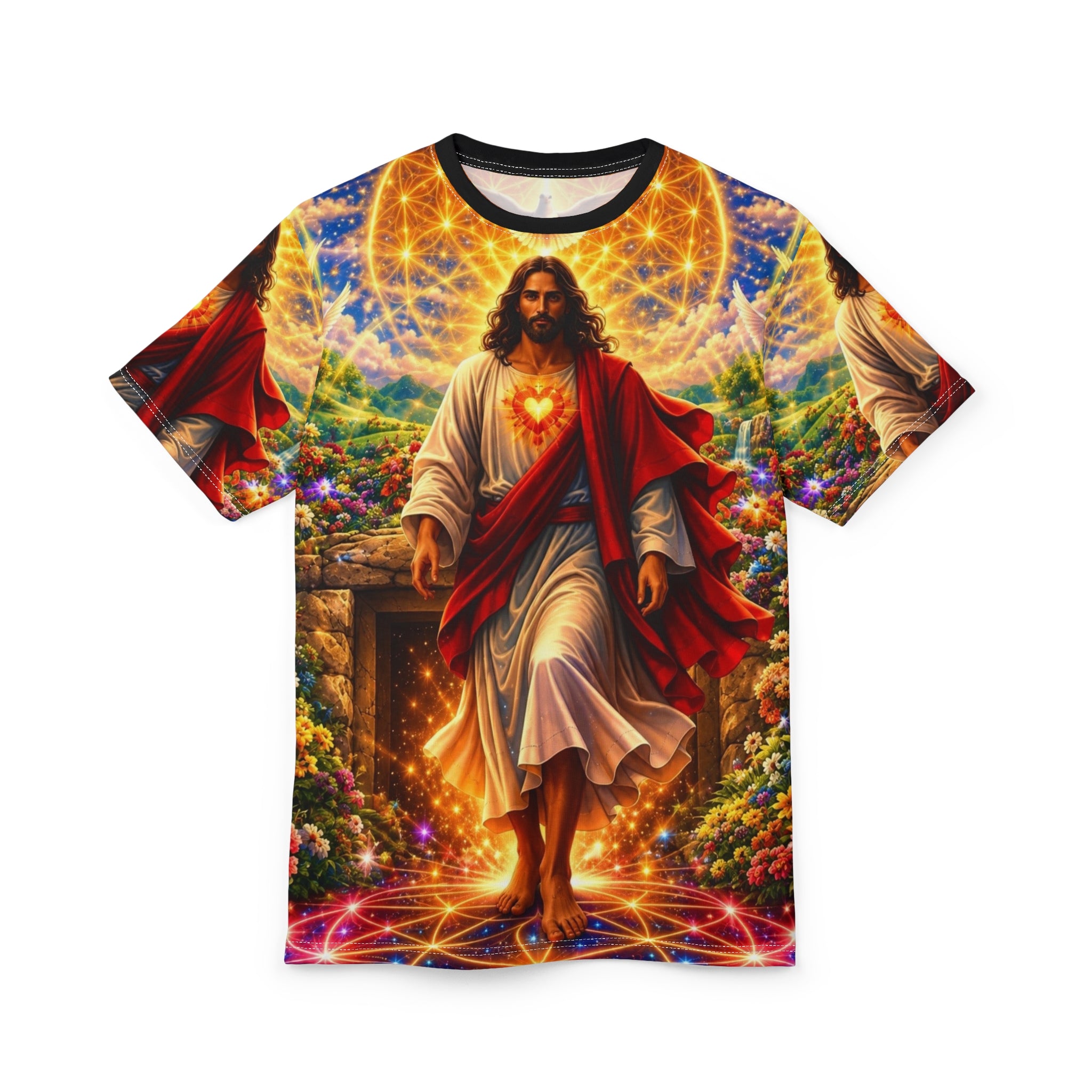 Radiant Ascension Unisex Cut & Sew Tee (AOP)