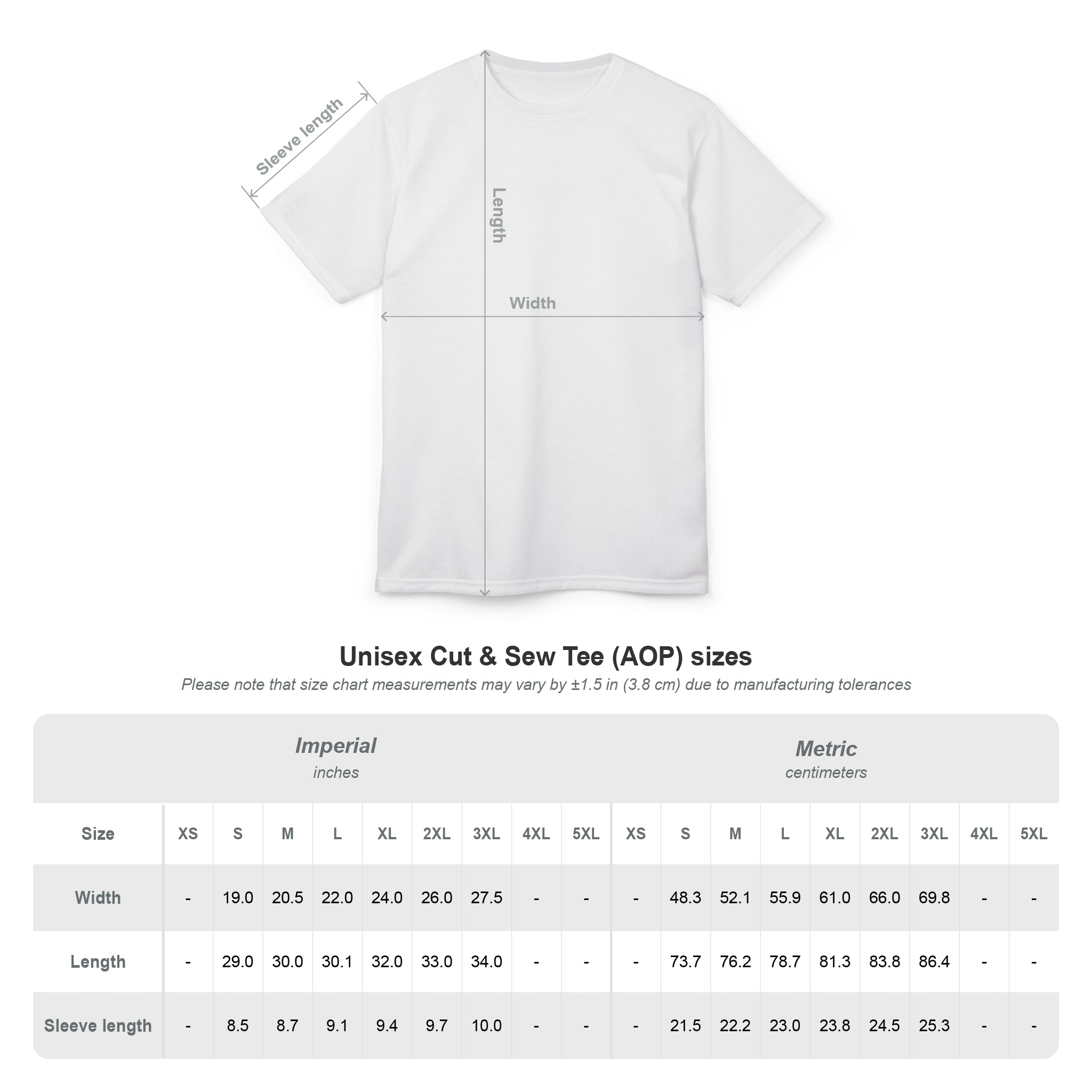 Celestial Resurrection Unisex Cut & Sew Tee (AOP)