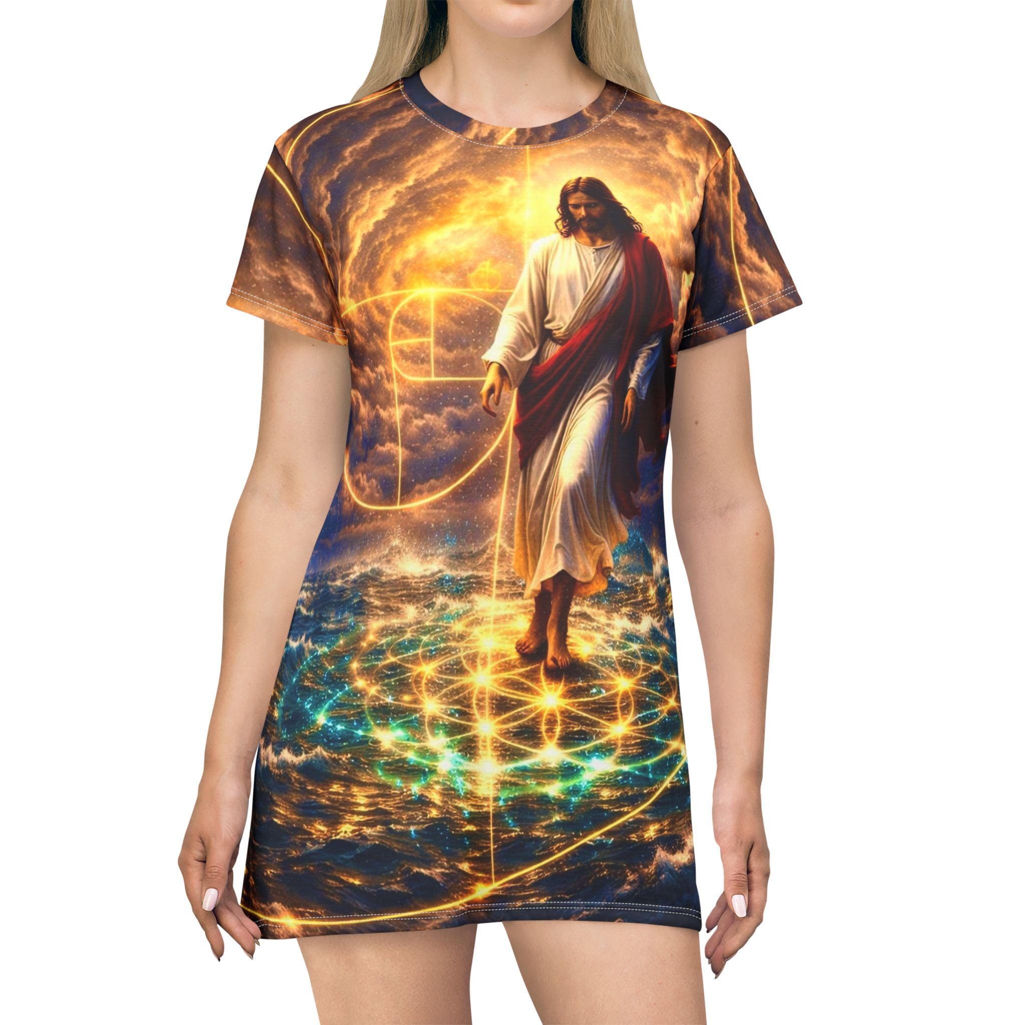 The Storm T-Shirt Dress (AOP)