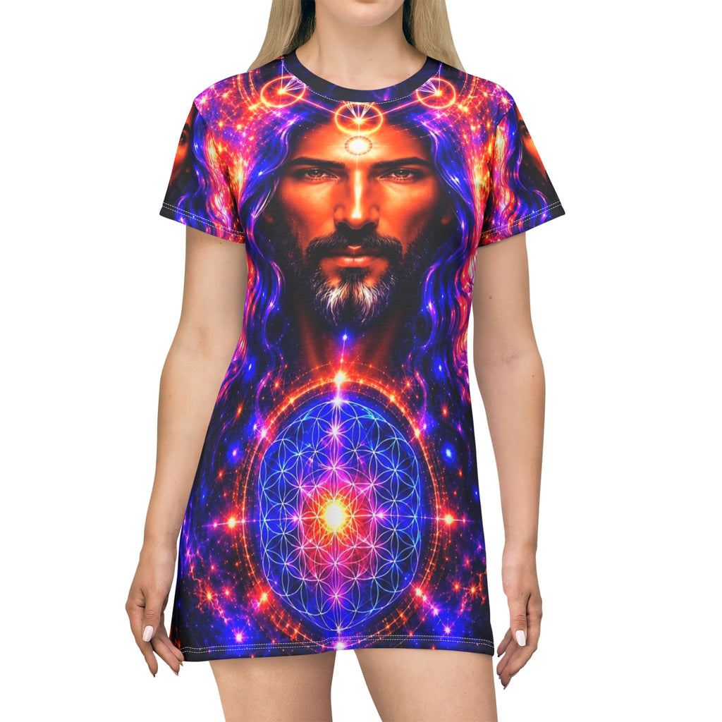 Crown of Light T-Shirt Dress (AOP)