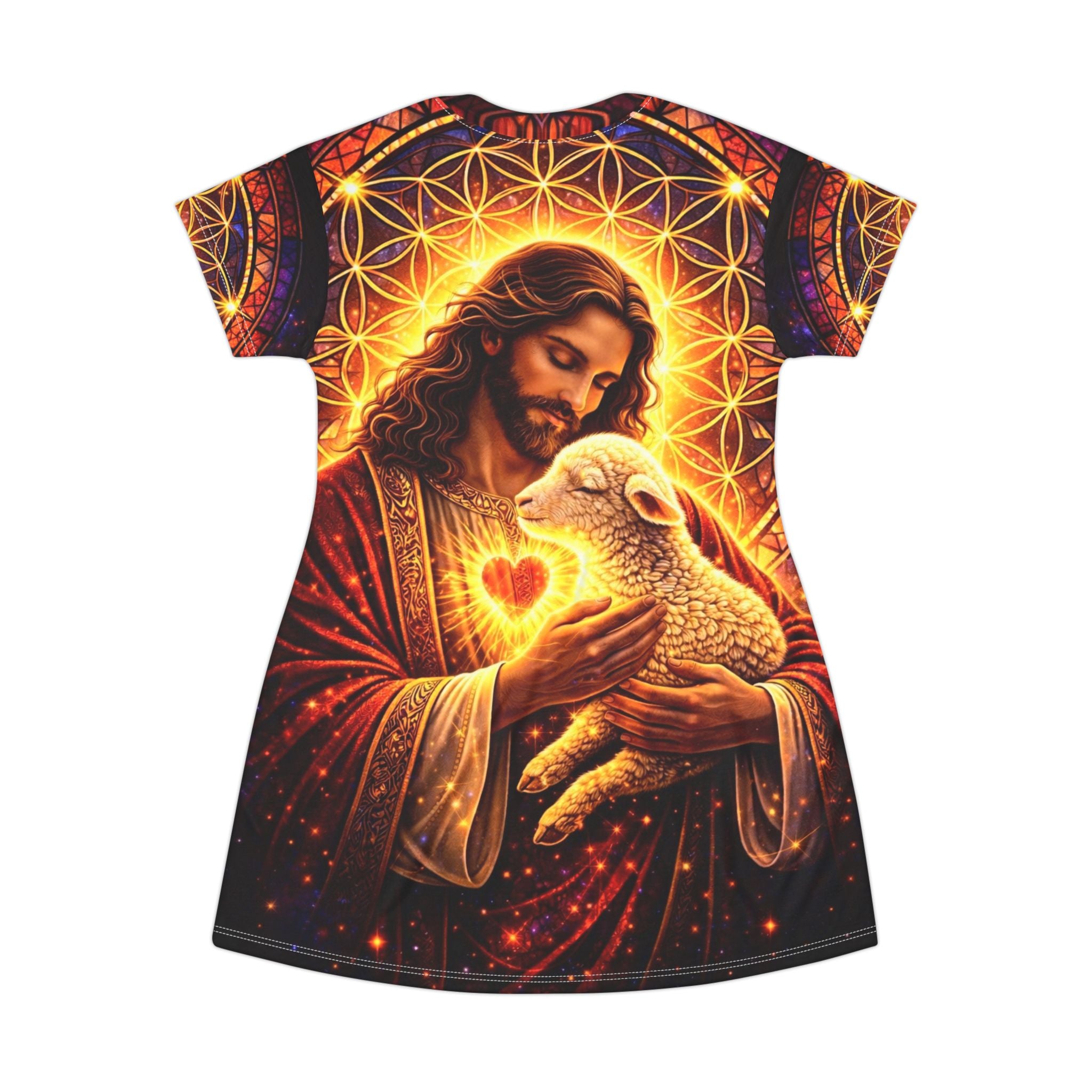 Lamb of God T-Shirt Dress (AOP)
