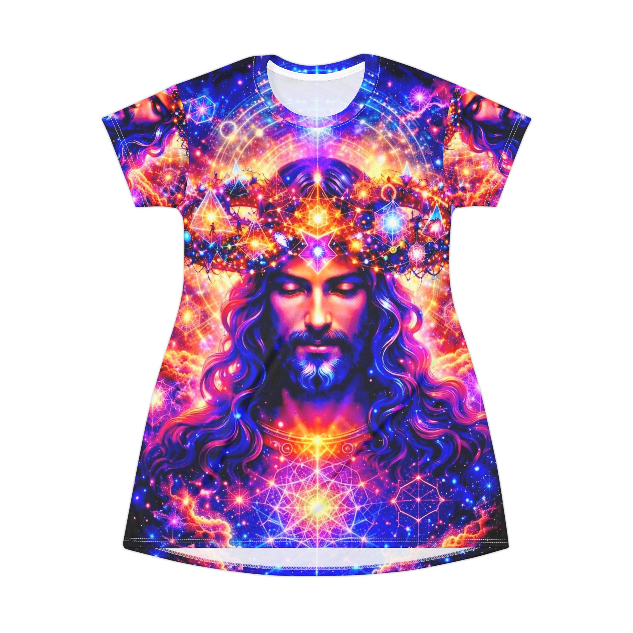 Crown of Light T-Shirt Dress (AOP)