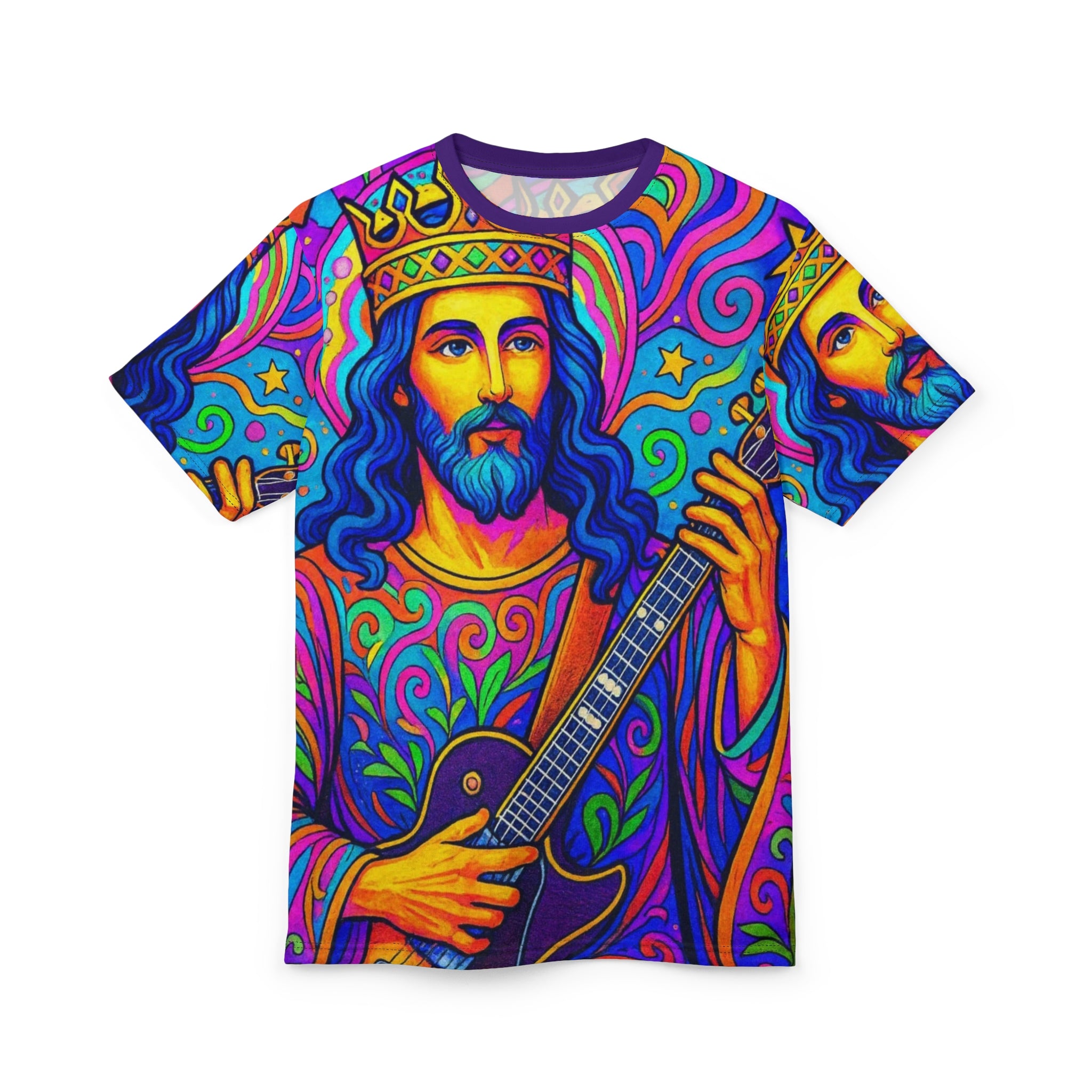 The Official Slamjo Jesus Unisex Cut & Sew Tee (AOP)