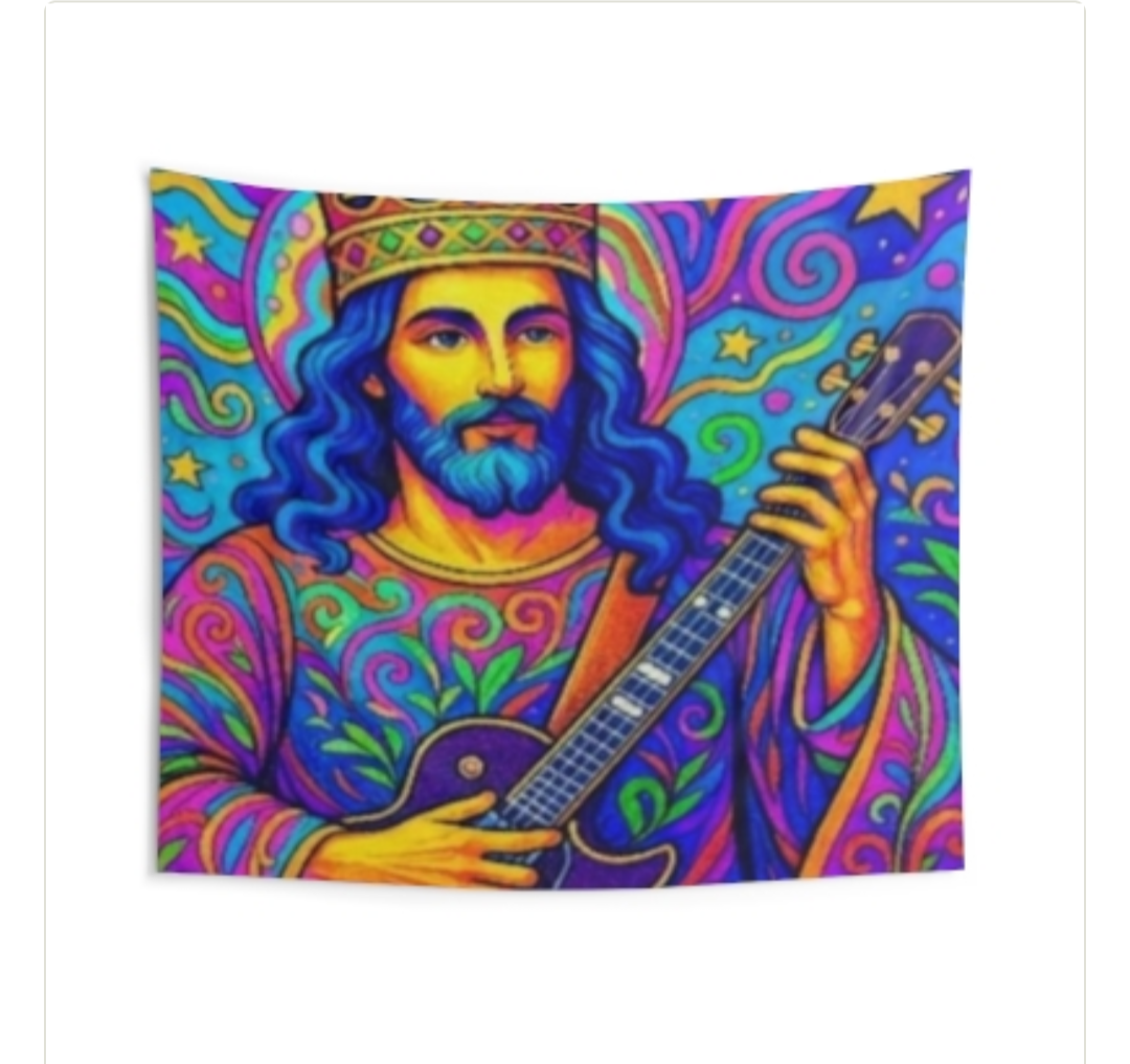 Extra Large Slamjo Jesus Tapestry